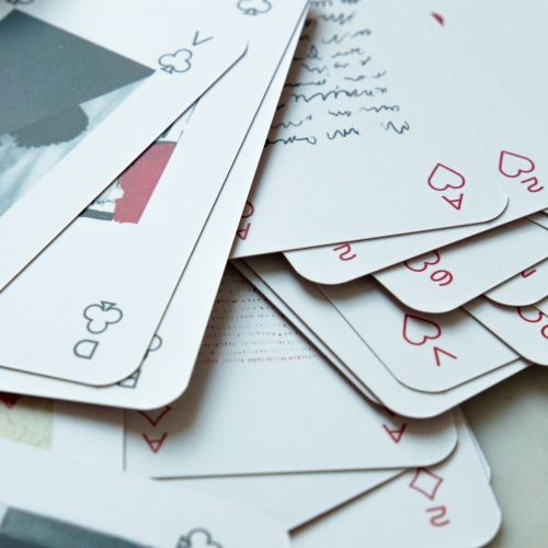 A card game by Amelie maison d'art and her artists