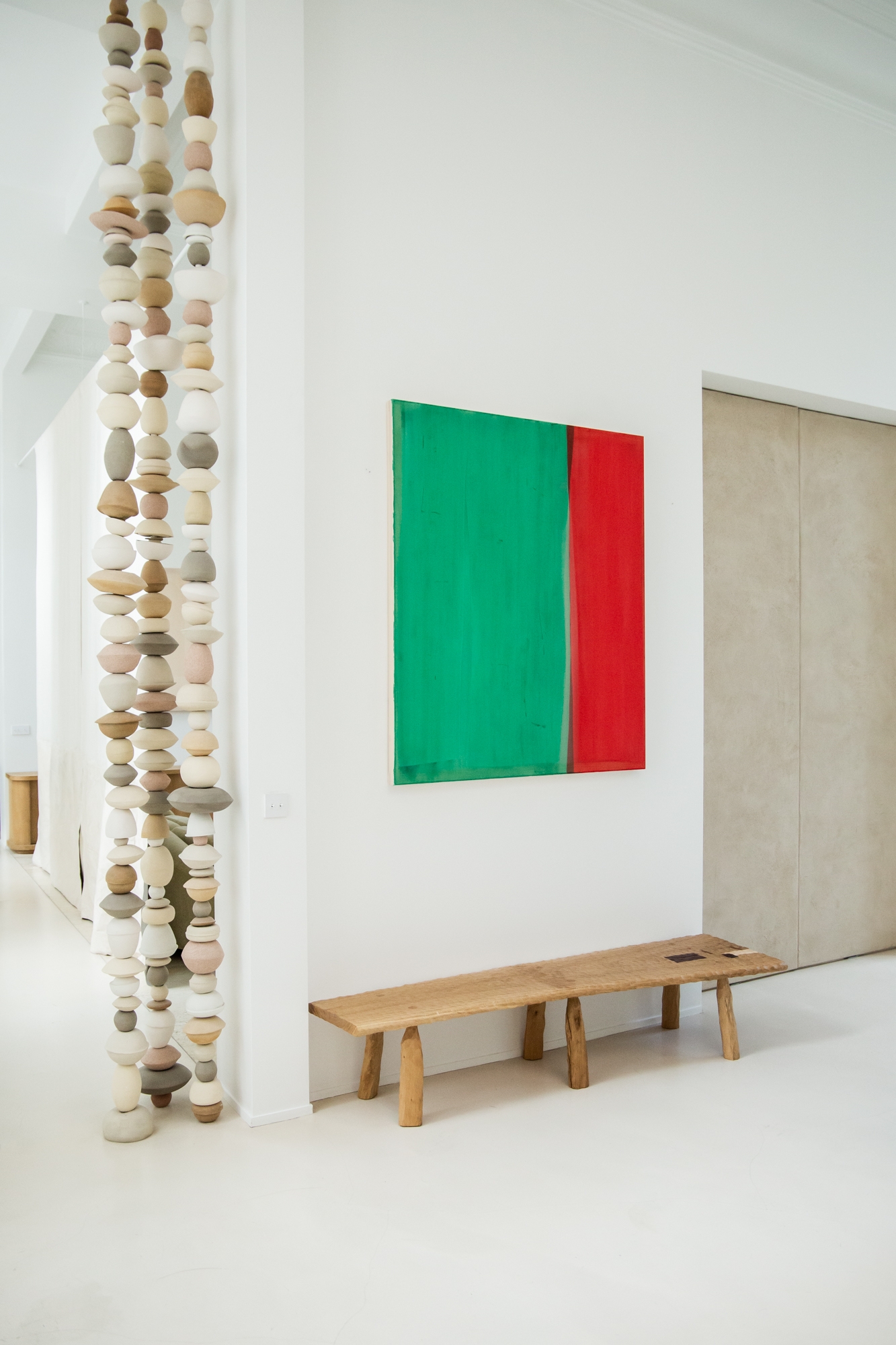 Vertical composition of Green - Red