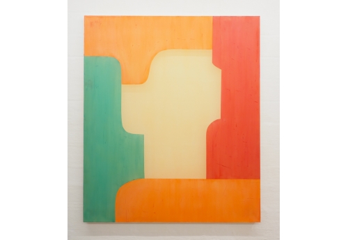 Panta Rhei series - Composition of orange, red, green
