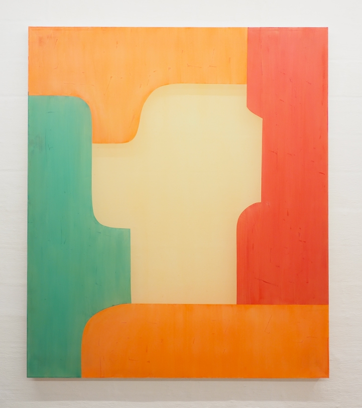 Panta Rhei series - Composition of orange, red, green