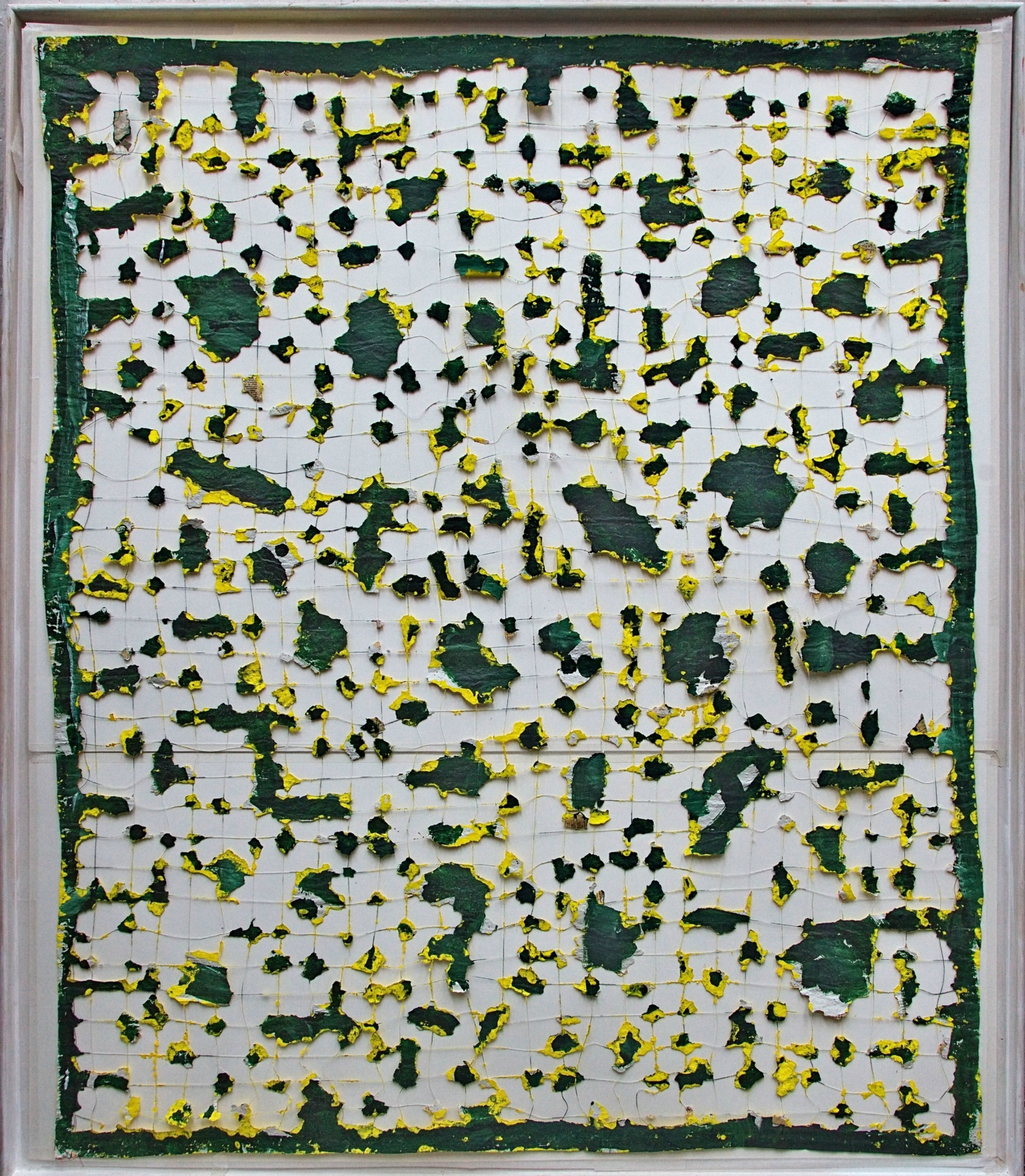Sans titre - Vert jaune Edward Baran Oeuvre sur papier Zeuxis