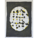 Ovale - Jaune et noir Edward Baran Artworks on paper Zeuxis